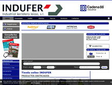 Tablet Screenshot of indufer.com